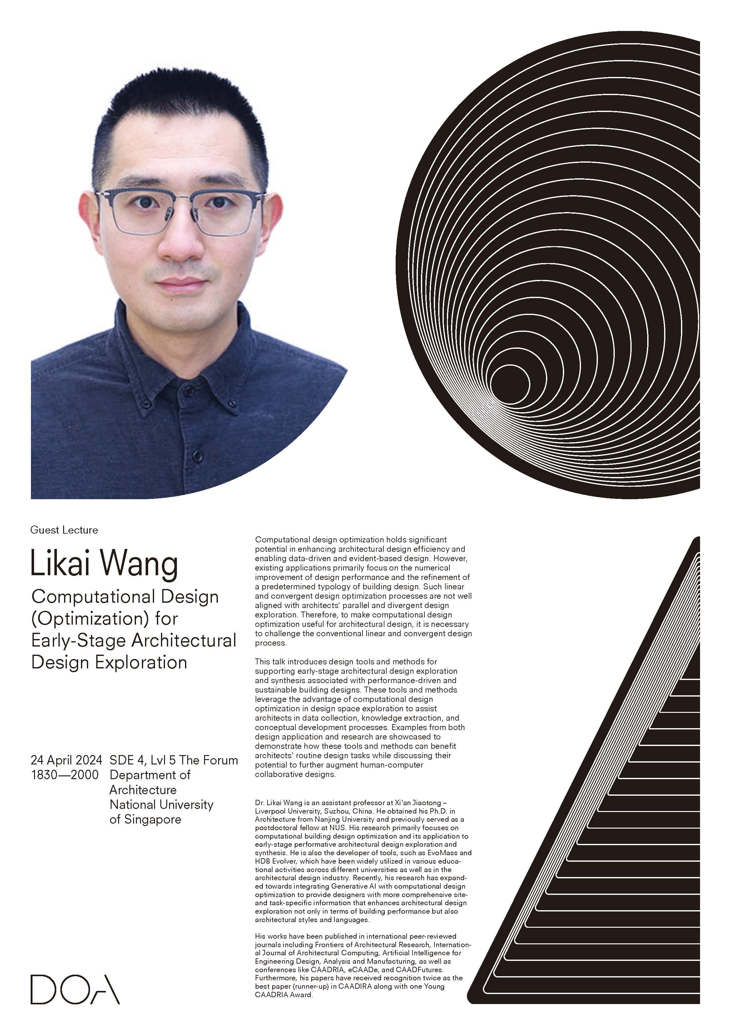 Invited lecture at the National University of Singapore
